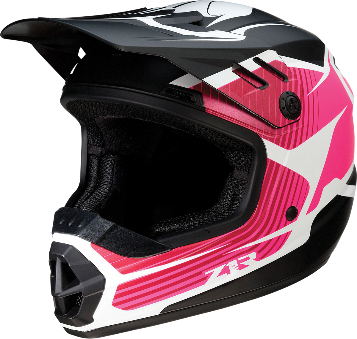 Z1R Youth Rise Helmet - Flame - Pink - Small 0111-1451