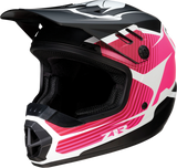 Z1R Youth Rise Helmet - Flame - Pink - Medium 0111-1452