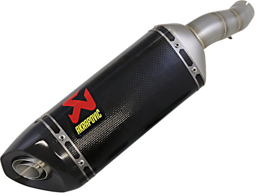 AKRAPOVIC Silenciador de línea deslizante de fibra de carbono Fibra de carbono MT-03/YZF-R3 2015- 2021 S-Y2SO16-HAPC/1 1811-3945