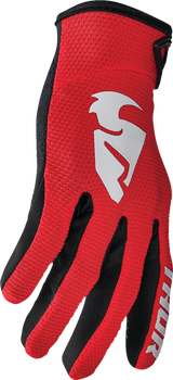 THOR Sector Gloves - Red/White - 2XL 3330-7272