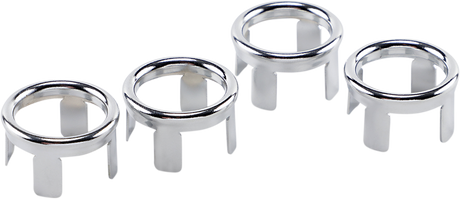 CHRIS PRODUCTS Blue Dots - Chrome Edging 0530-4