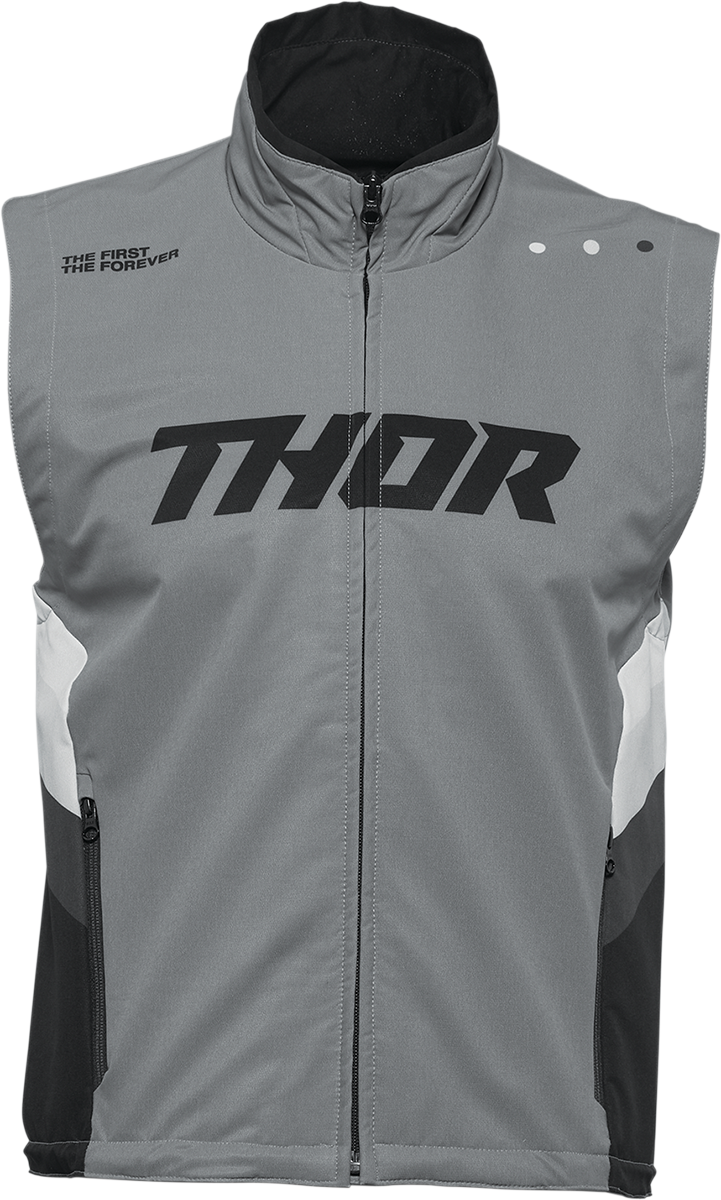 THOR Warmup Vest - Gray/Black - Small 2830-0595