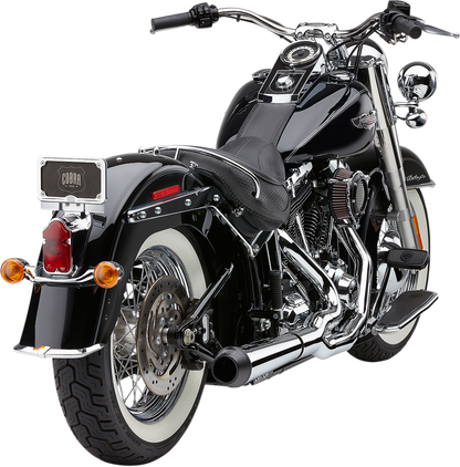 COBRA El Diablo Exhaust - Chrome - '12-'17 Softail N/F FXSB/FXSE MODELS 6483