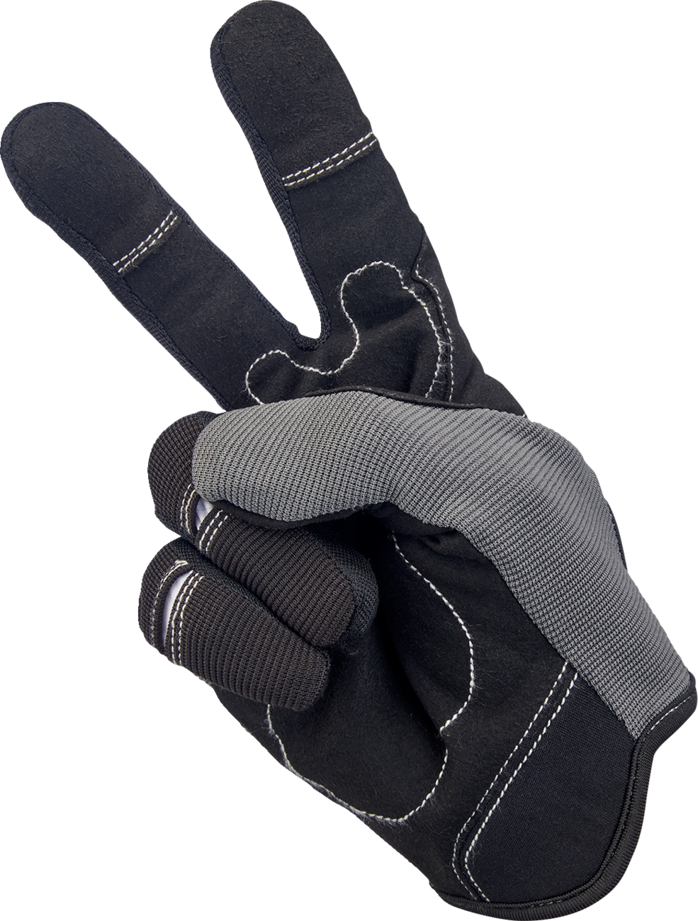 BILTWELL Moto Gloves - Gray/Black - Small 1501-1101-002