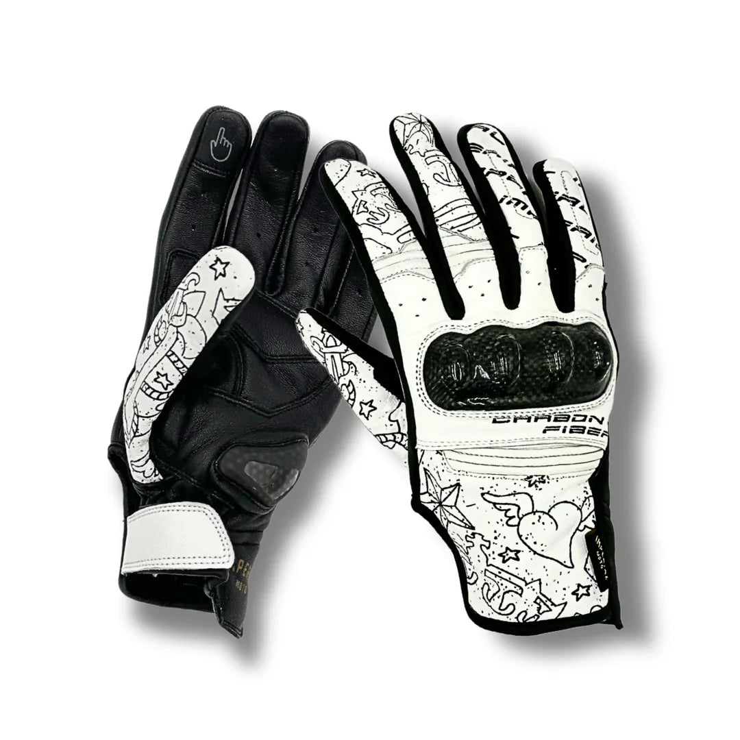 IN STOCK IMPERIAL MOTO  Hold Fast RS Gloves - WHITE - XL