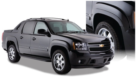 Bushwacker 07-13 Chevy Avalanche OE Style Flares 4pc - Black 40933-02