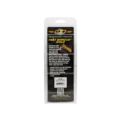 DEI Heat Shroud 1/2in to 1-1/4in I.D. x 3ft - Gold 10458