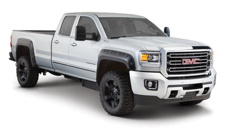 Bushwacker 15-18 GMC Sierra 2500 HD Boss Pocket Style Flares 4pc 78.8/97.6in Bed - Black 40968-02