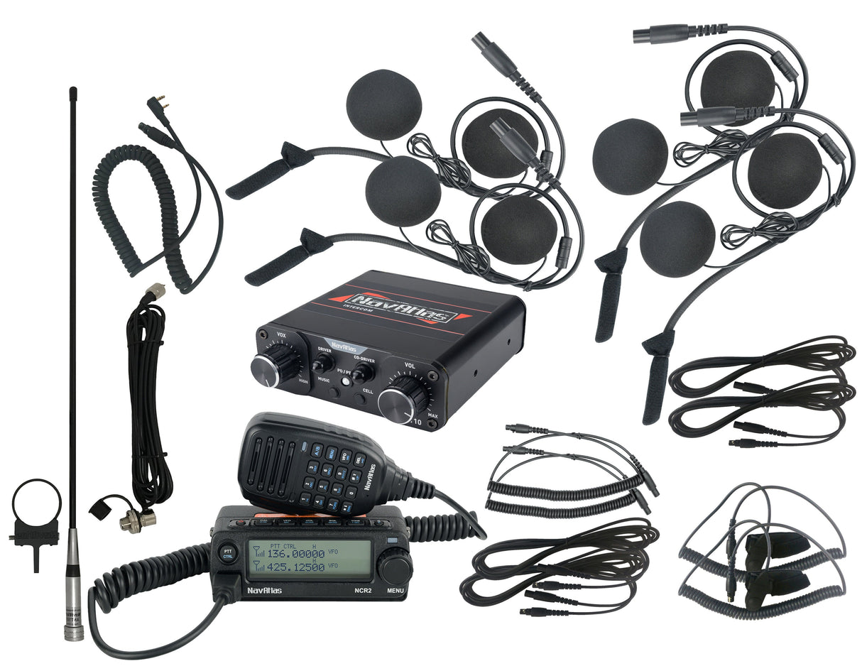 NAVATLAS4 Person In-Helmet Communication PackageNIRIH4