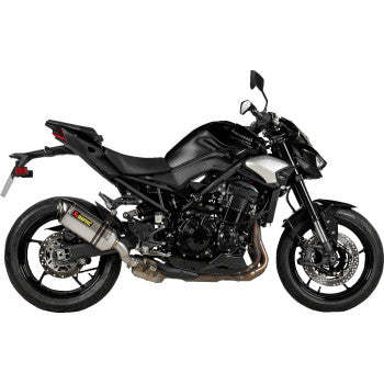 AKRAPOVIC Slip-On Line Muffler - Titanium - ECE - Kawasaki Z900 2025 S-K9SO11-HZT