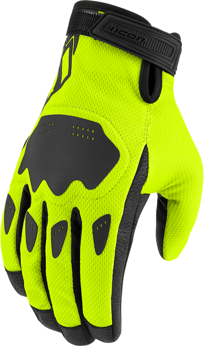 ICON Hooligan™ CE Gloves - Hi-Vis - 2XL 3301-4382