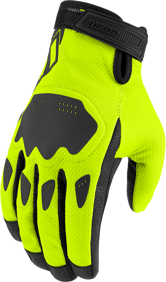 ICON Hooligan™ CE Gloves - Hi-Vis - 3XL 3301-4383