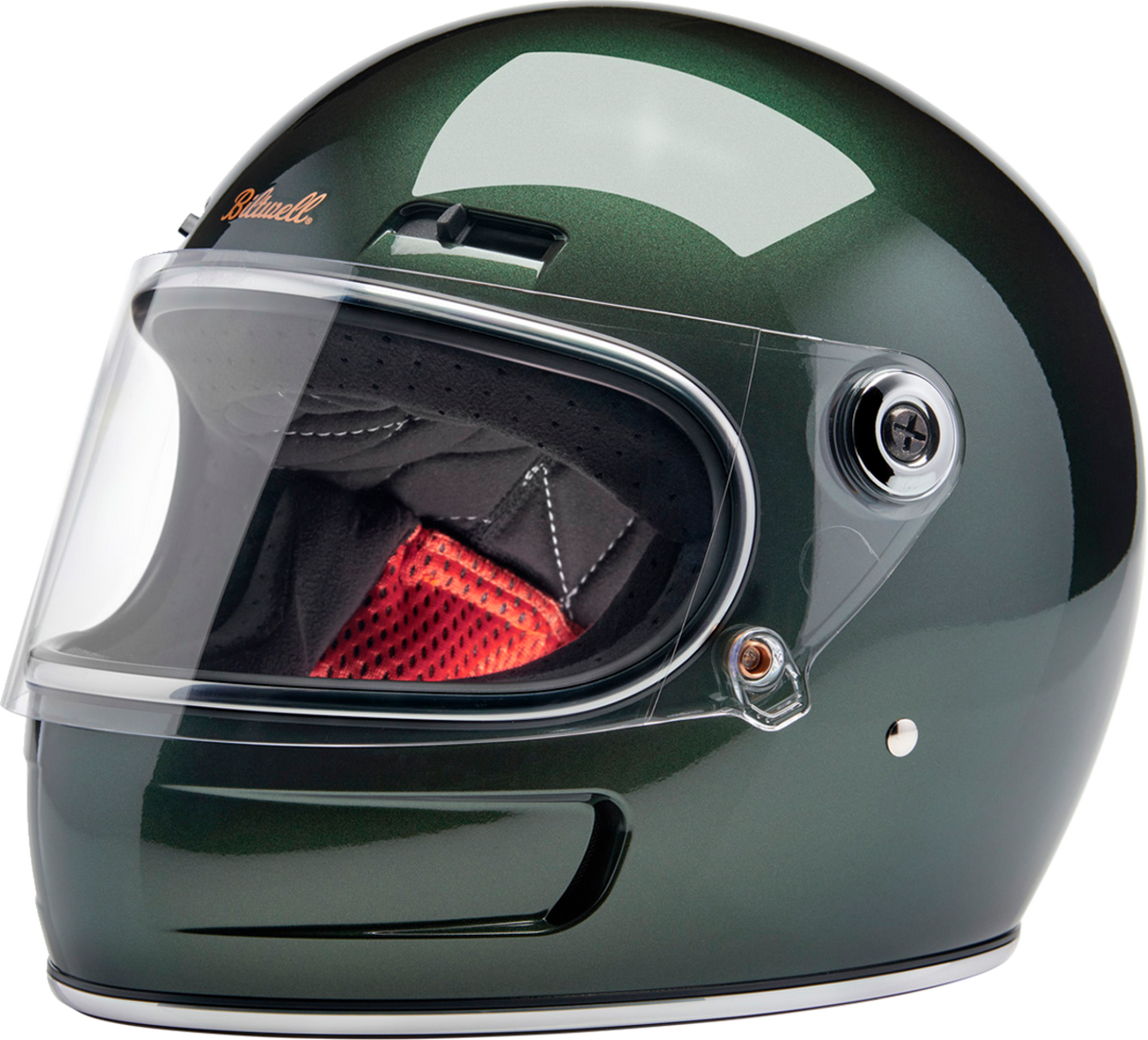 BILTWELL Gringo SV Helmet - Metallic Sierra Green - Medium 1006-324-503