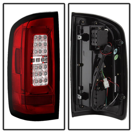 Spyder Chevy Colorado 2015-2017 Light Bar LED Tail Lights - Red Clear ALT-YD-CCO15-LED-RC 5085269
