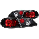 ANZO 1998-2002 Toyota Corolla Taillights Black 221115