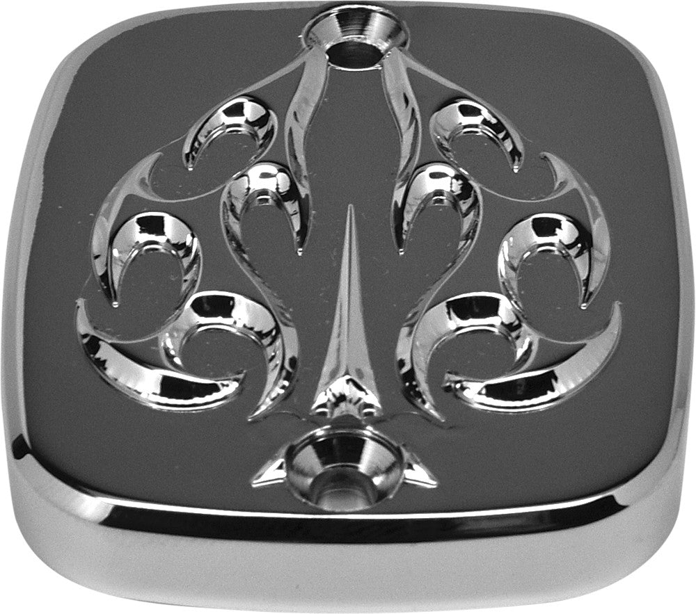 PREC. BILLET Upper Brake Cylinder Cover Ace's Wild Chrome ACE-110-02UP-CHR