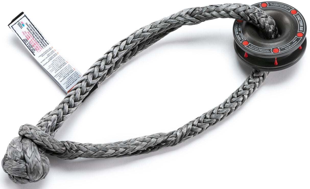 FACTOR 55 Xtv Rope Retention Pulley W/ Soft Shackle 265