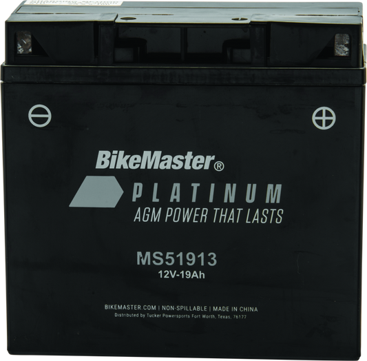 BikeMaster AGM Battery - MS51913 780754