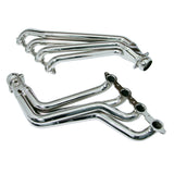 BBK 10-15 Camaro LS3 L99 Long Tube Exhaust Headers With Converters - 1-3/4 Chrome 4021