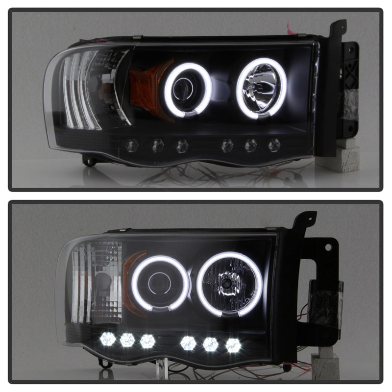 Spyder Dodge Ram 1500 02-05 03-05 Projector Headlights CCFL Halo LED Blk PRO-YD-DR02-CCFL-BK 5009951