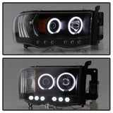 Spyder Dodge Ram 1500 02-05 03-05 Projector Headlights CCFL Halo LED Blk PRO-YD-DR02-CCFL-BK 5009951