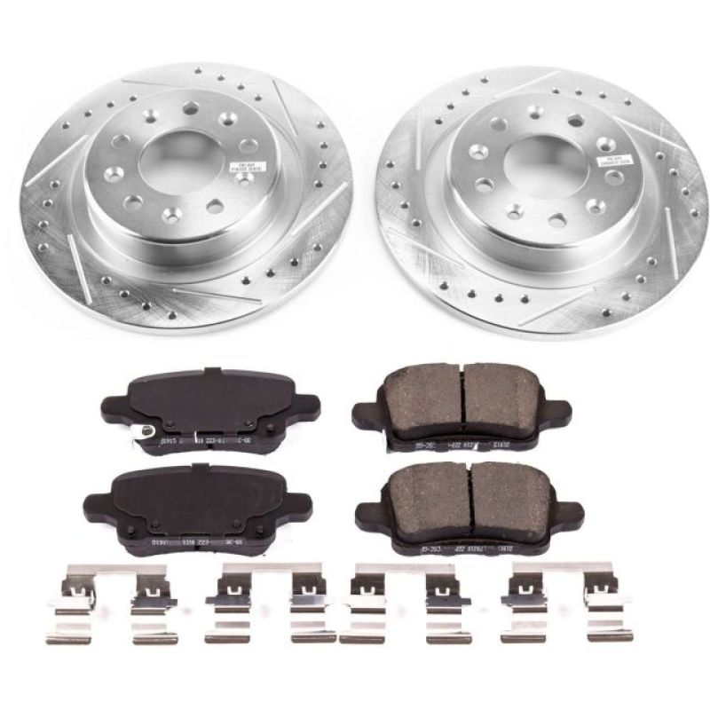 Power Stop 2018 Chevrolet Equinox Rear Z23 Evolution Sport Brake Kit K7721