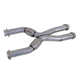 BBK 79-04 Mustang Coyote Swap Short Mid X Pipe w Catalytic Converters 3.0 For BBK Long Tube Headers 1786