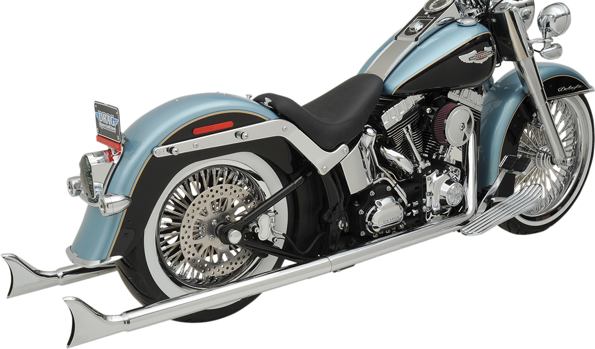 BASSANI XHAUST Fishtail Exhaust - 36" - Softail 1S46E-36