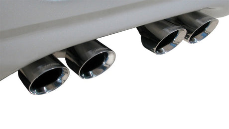 Corsa 97-04 Chevrolet Corvette C5 Z06 5.7L V8 Polished Sport Axle-Back Exhaust 14111