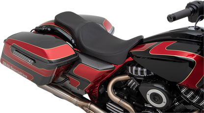 DRAG SPECIALTIES Predator 2-Up Seat - Vinyl - FL '08-'22 0801-1268