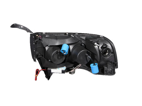ANZO 1994-2001 Dodge Ram Projector Headlights w/ Halo Black 111065