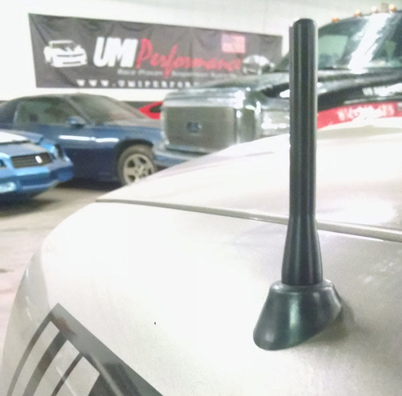 UMI Performance 82-02 Chevrolet Camaro Short Antenna Aluminum Black 2996