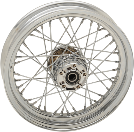 DRAG SPECIALTIES Rueda trasera - Disco único/ABS - Cromada - 16"x3.00" - '14+ XL 64554 