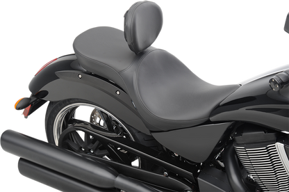 DRAG SPECIALTIES Low Profile Seat - Driver's Backrest - Smooth - Vegas N/F 14-16 GUNNER 0810-1605