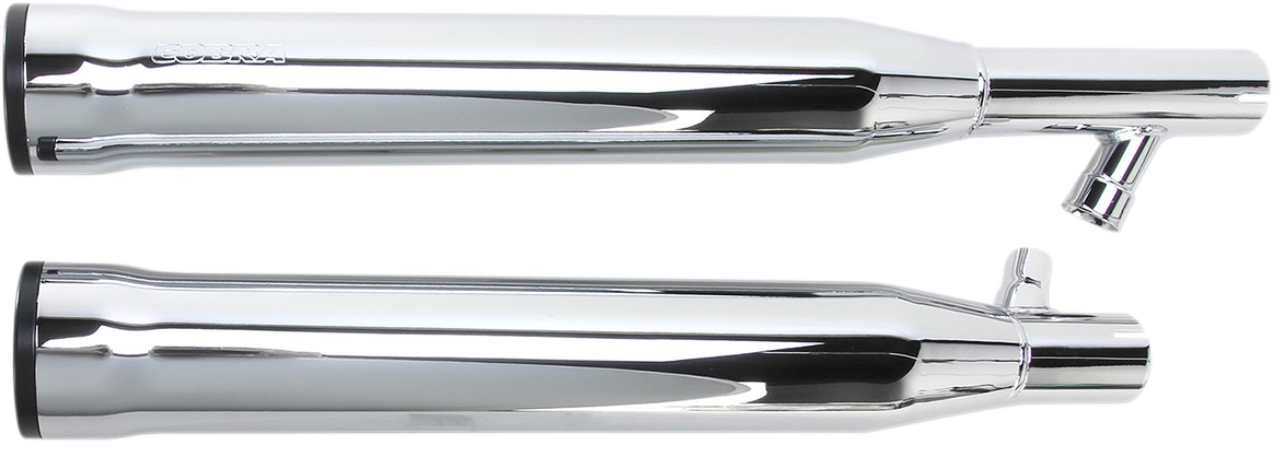 COBRA 3" RPT Mufflers - Chrome FIT 00-06 MODELS ONLY 6050