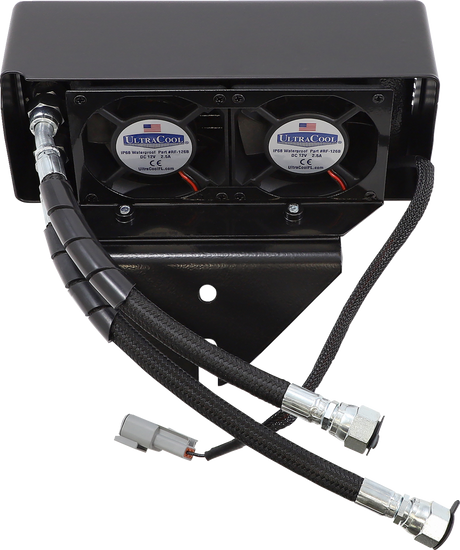 ULTRACOOL Oil Cooler Kit - Black DY-1FSS