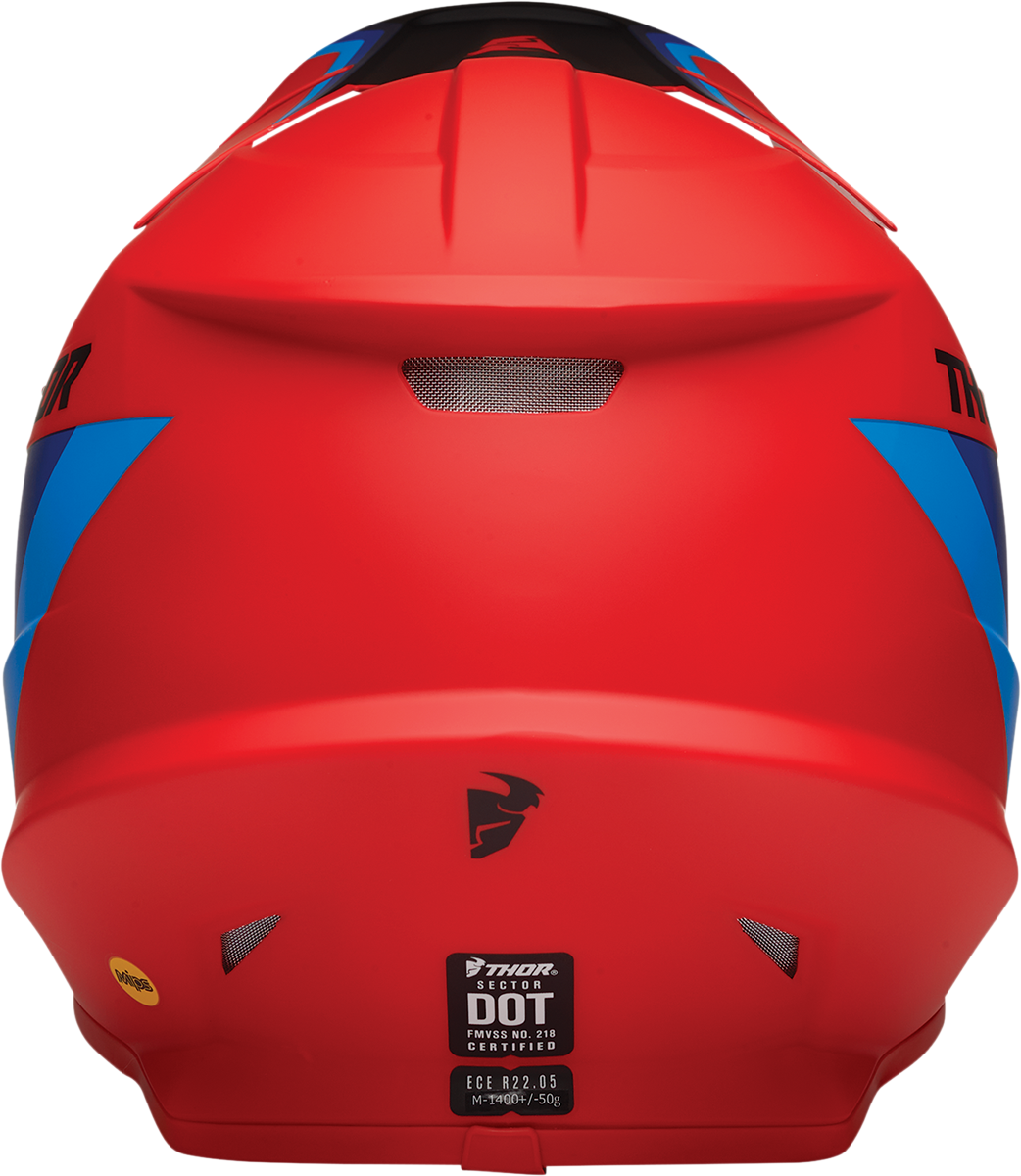 THOR Sector Helmet - Runner - MIPS - Red/Blue - Small 0110-7297