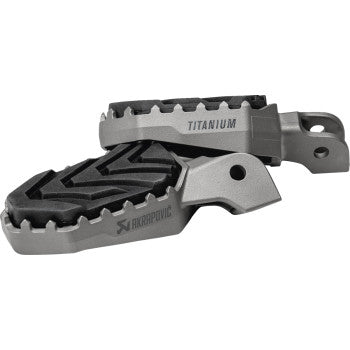 AKRAPOVIC Adventure Foot Pegs - Titanium - BMW F-BM13T1