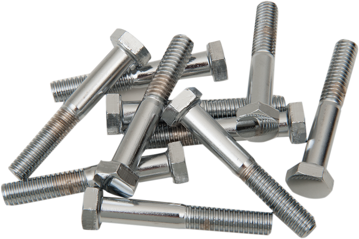 DRAG SPECIALTIES Bolts - Hex-Head - Chrome - 5/16"-18 x 1-3/4" MPB128