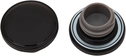 DRAG SPECIALTIES Gas Cap - Non-Vented Screw-In - Black 03-0305GB-B