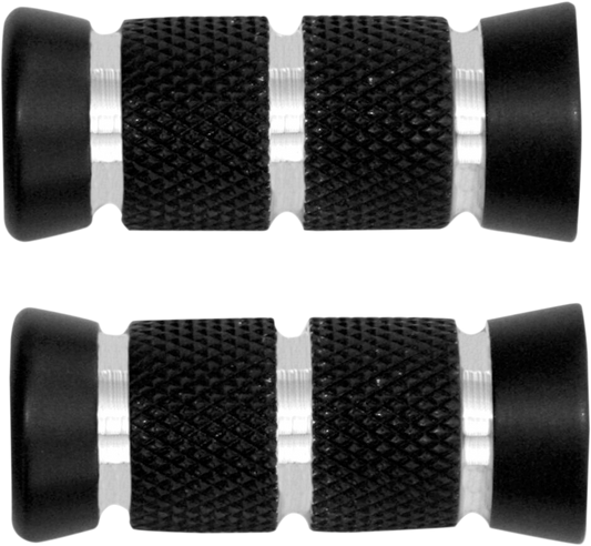 ACCUTRONIX Toe Peg - Knurled/Grooved - Night Black PT220-KGN