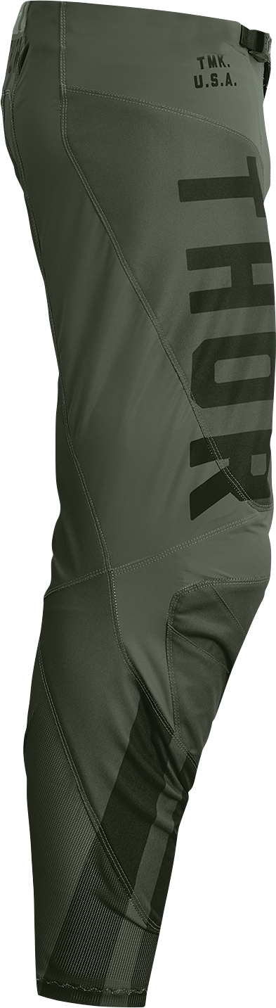 THOR Youth Pulse Combat Pants - Army Green/Black - 22 2903-2245