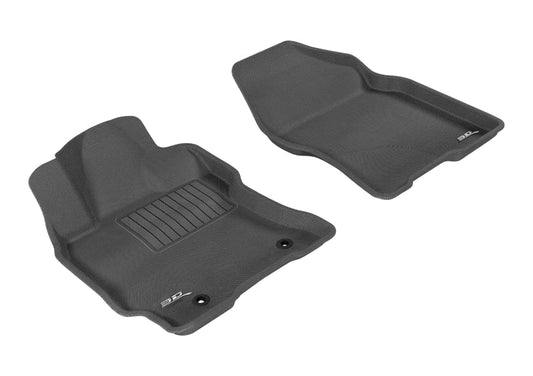 3D MAXpider 2004-2009 Toyota Prius Kagu 1st Row Floormat - Black L1TY14511509