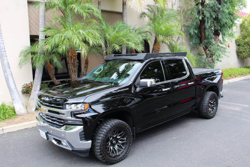 Go Rhino 19-23 Chevrolet/GMC Silverado/Sierra 1500 CC Ceros Low Profile Roof Rack - Tex. Blk 5933110T