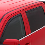AVS 08-14 Dodge Avenger Ventvisor In-Channel Front & Rear Window Deflectors 4pc - Smoke 194065