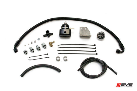 AMS Performance 08-15 Mitsubishi EVO X Fuel Pressure Regulator Kit - Black AMS.04.07.0001-1