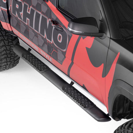 Go Rhino V-Series V3 Side Step - Universal 87in. (Fits 4DR) - Tex. Blk V300087T