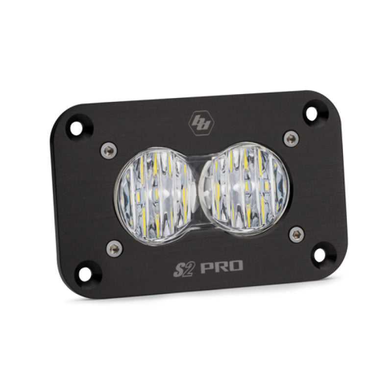 Baja Designs S2 Pro Flush Mount Wide Cornering Pattern LED Work Light - Clear 481005