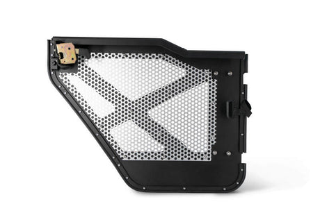 DV8 18-22 Jeep 4 Door JL/JT Aluminum Half Doors with Perforated Mesh Rear HDJL-01R