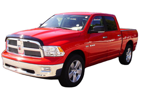 AVS 09-18 Dodge RAM 1500 (Excl. Rebel Models) High Profile Bugflector II Hood Shield - Smoke 25045